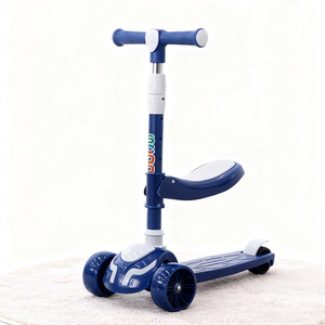 Monopattino per Bambini a 3 Ruote con Sedile Incluso, Design Carino e Moderno, Leggero, per Esterni, Giocattolo Skateboard per Bambini - Product Image 4