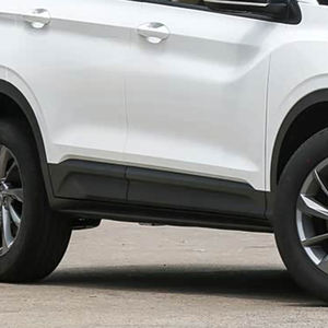 Ensemble de plaques de seuil de seuil de porte en plastique Premium 4 pièces Protection de protection de moulage inférieure Compatible avec Geely Binyue Coolray SX11 - Product Image 5