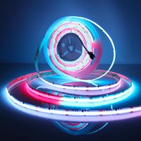 Гибкая светодиодная лента COB RGB полноцветная WS2811 24В USB программируемая адресуемая IP44 CRI95 /WiFi для помещений