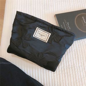 Bolsa de Maquillaje de Viaje Personalizada, Bolsa de Cosméticos de Lona de Algodón, Bolsa de Aseo Floral - Product Image 6