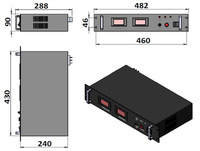 Diode laser haute puissance 532nm pulsé vert jaune rouge Ir Laser nanoseconde Q Switch Laser