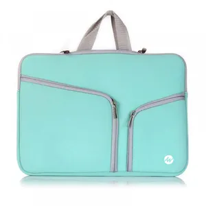 Soft Waterproof Neoprene 15.7 inch Laptop Bag Ladies Document Bag, 17inch laptop bag for ladies