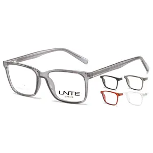 China Top Leverancier Custom Europese Ontwerp Oversized Mannen Brillen Frame Spectacles Eye Glas Frames