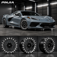Jantes de drag racing PJ Beadlock polies 15x3 15x8 17x4.5 15x10 15x12 pour Corvette C8 Chevrolet S10 Drag Truck Chevelle