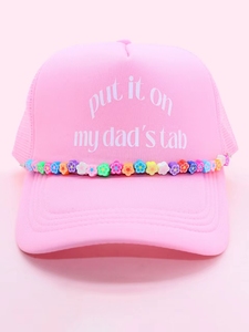 Chapeau de camionneur perlé en vrac d'été fait à la main chaînes bijoux accessoires de chaîne décoratifs pour chapeau - Product Image 5