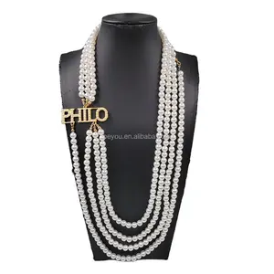 White Color Strand & String PHILO Pearl Luxury Necklace Women Gift Masonic Jewelry Statement Necklaces for Women Accessories
