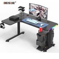 Mesa de juegos ergonómica con forma de L para ordenador, escritorio de ordenador de escritorio con forma de L, diseño nuevo