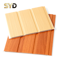 Paneles de Pared Interiores Modernos 3D de Alta Calidad, Resistentes al Fuego y al Agua, Paneles Decorativos de PVC para Techos de Hoteles y Cocinas