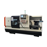 Tour CNC horizontal à banc plat robuste ShengHuan CK6150 Fanuc/GSK 2 broches 2 axes, fraisage et tournage haute précision 0,01 mm