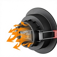 Vente flash - Décoration intérieure - Plafonnier personnalisé à trois couleurs - Spot LED encastré intérieur à intensité variable - Downlight - Design simple