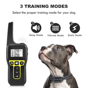 <span class=keywords><strong>Collar</strong></span> de entrenamiento para perros personalizado al por mayor con control remoto, herramienta de entrenamiento para mascotas recargable sin ladridos, collares para cachorros - Product Image 2