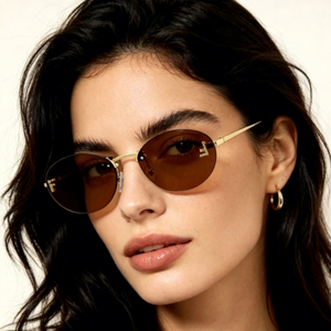 <span class=keywords><strong>Gafas</strong></span> de Sol Ovaladas con Diamantes, Modelo 9072, Protección UV400, Montura Completa, para <span class=keywords><strong>Mujer</strong></span>, Tendencia de Moda 2026, para Deportes al Aire Libre y Viajes - Product Image 1