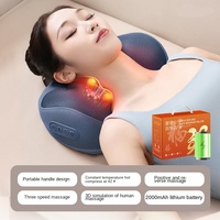 Usine de gros personnalisé pétrissage dos taille cou masseur coussin Vibration cervicale colonne vertébrale oreiller de massage