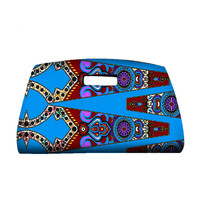 Sac à chaîne imprimé africain traditionnel pour femmes, fait à la main en tissu imprimé ciré africain, sacs à main mode pour femmes Ankara