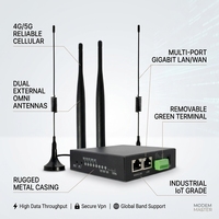 Transmetteur durable 5G avec protocole RedCap et prise en charge des terminaux RS232 RS485, Modbus, MQTT, IEC104 pour une utilisation industrielle à long terme
