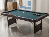 Table de billard pliable portable pour enfants, en bois, légère, idéale pour la chambre et facile à transporter
