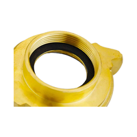 Adaptateur de vanne d'hydrant d'incendie en laiton BSP DN40, raccord de tuyau d'incendie durable, connecteur anti-mousse pour eau d'urgence extérieure