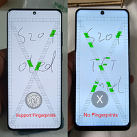 Écran LCD de téléphone mobile OLED TFT S20+ 5G, écran tactile de remplacement avec cadre pour Samsung Galaxy G985F G986U