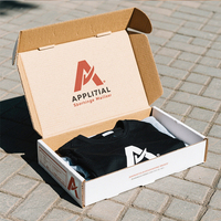 Promotion : Boîtes en carton ondulé rigide en matériaux recyclés pour emballage express de chaussettes, T-shirts, sous-vêtements et vêtements