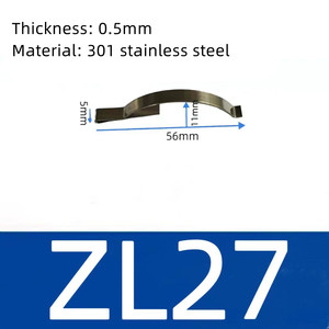 Màn hình cửa sổ góc gắn kết giữ mùa xuân Clip flyscreen thép không gỉ V hình dạng phẳng Dây Mùa Xuân - Product Image 4