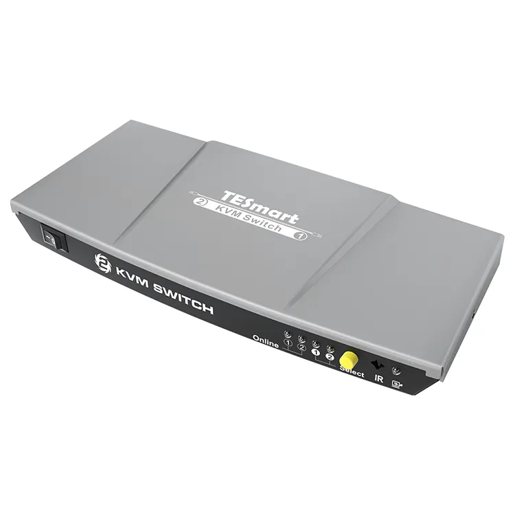 TESmart OEM HDMI 2 Port Auto KVM Switch For Futures Trading System
