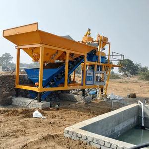 Centrale à béton électrique haute performance avec moteur électrique, capacité de 20 à 120 m³, garantie 1 an - Fournisseur et fabricant Inde - Product Image 1