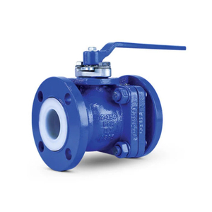 Vanne à boisseau sphérique doublée à extrémité à bride, en métal durable, pour vente en gros et en grandes quantités - Product Image 3