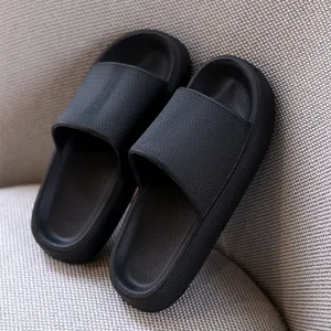 BRONAX Custom Slippers Non-slip Indoor Thick Soled Eva Form Cloud Slippers Chancletas De Mujer Pillow Slides For Women Men