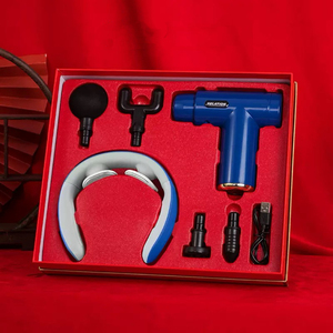 IStapromo Gifts Nuevo Set de Regalo de Pistola de Masaje Muscular de Cuatro Cabezales con Ventosa, Paraguas y Masajeador de Cuello para Uso Doméstico - Product Image 4