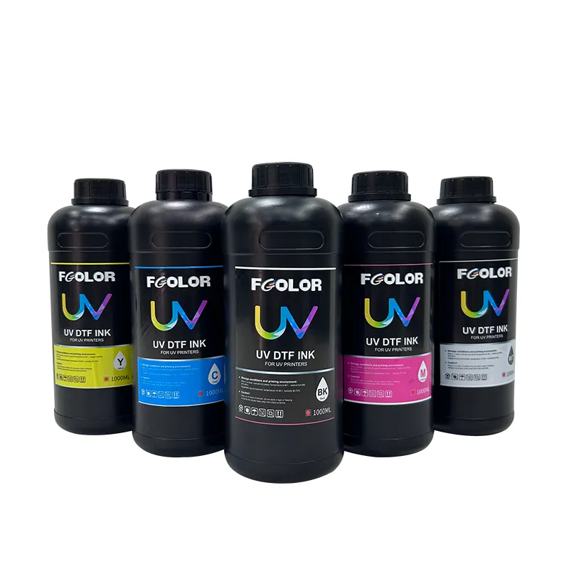 ZYJJ UV DTF impresora de pegatinas tinta UV para i3200 UV DTF tinta de impresora