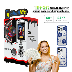 ShellMe Automatic DIY Phone Case Vending Machine Custom Vending Machines for Retail Items Phone <b>Cover</b> Printing Machine - Product Image 1