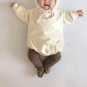 Infant Baby Autumn Winter Clothes Hooded Warm Newborn Baby Clothes Romper - Product Image 3
