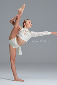 الأكثر مبيعًا الفتيات ملابس البوتيك المرحلة للأداء دنة مع الترتر هامش رقص الباليه - Product Image 4