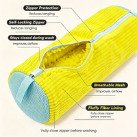 Sac à linge pour chaussures en chenille, anti-déformation, pour machine à laver