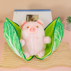 Pegatina niña muñeca de peluche Baichulu Lu con pelo de cerdo tela juguete <span class=keywords><strong>Garfield</strong></span> peluche muñeca máquina - Product Image 6