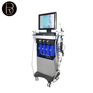 Appareil de microdermabrasion hydrofacial 14 Hydra Diamond Peeling Oxygen Jet Aqua Skin Care, nettoyage en profondeur, acier inoxydable, écran tactile. - Product Image 4