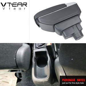 Vtear Elegante Caja de Almacenamiento para Reposabrazos Delantero de Coche de Cuero PU ABS con Portavasos USB, Accesorios Interiores para Opel <span class=keywords><strong>Corsa</strong></span> D 2011-2013 - Product Image 2