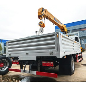 Camion-grue hydraulique télescopique de 5 tonnes, petit camion-grue 4x2, camion de transport avec grue à vendre - Product Image 3