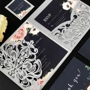 Ychon argent perlite papier découpé au laser <span class=keywords><strong>carte</strong></span> d'<span class=keywords><strong>invitation</strong></span> de mariage <span class=keywords><strong>invitation</strong></span> <span class=keywords><strong>carte</strong></span> de remerciement <span class=keywords><strong>modèle</strong></span> de conception de <span class=keywords><strong>carte</strong></span> d'<span class=keywords><strong>invitation</strong></span> de mariage - Product Image 1