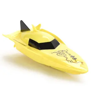 Grosir remote control perahu dayung-Perahu Cepat Sayap Tunggal dan Ganda Anak-anak, Mainan Olahraga Air Elektrik Kendali Jarak Jauh untuk Kapal Dayung
