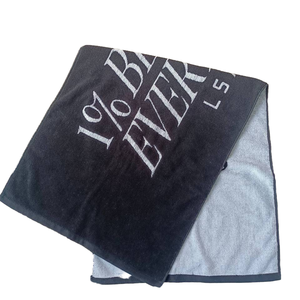 Serviette de sport carrée en coton 100% écologique, teinte en fil, absorbant la transpiration, pour la salle de sport, la plage, personnalisée, imprimée en jacquard, Rouya - Product Image 4