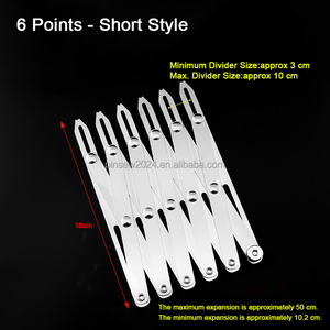 <span class=keywords><strong>Pl</strong></span> Nieuwe Knop Positionering Liniaal-Verstelbare Multi-Size Gelijke Verdeling Meter, Naaien Hulpgereedschap - Product Image 5
