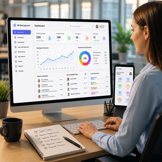 HR Management Software Development Employee Management Platform