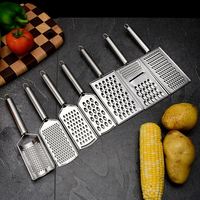 Hete Aanbieding Gadget Set Keuken Multifunctionele Rasp Roestvrij Staal Radijs en Aardappel Schraper