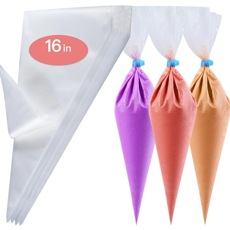100Pcs/Set Disposable Pastry Bags Cake Decoration Kitchen Icing Food Preparation Bags Cup Cake Piping Tools I.1006220784
