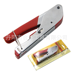 Alicates de crimpado de cable coaxial Mr Drill de 138 mm y 23 AWG con entrada frontal para instalación de cable de video RG59 RG62 - Product Image 2