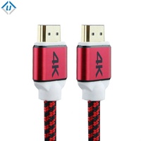 Câble HDMI 8K 60HZ de haute qualité, coque métallique avec filet en nylon, prend en charge 60Hz, haute vitesse, 48 Gbps, retour audio