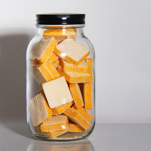 Hình dạng tùy chỉnh 16oz 25oz 32oz lọ thủy tinh gia vị trứng cá muối <span class=keywords><strong>Mason</strong></span> Jar để sử dụng nhà - Product Image 5