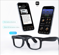 Lunettes de soleil intelligentes IA personnalisées avec logo, pour l'extérieur, avec caméra 8MP 4K, transfert WIFI, audio BT, 2000mAh, pour femmes et hommes