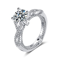 Design de luxe Double bague empilable Micro pavé cubique Zircon bague de mariage en diamant pour les femmes brillant CZ éternité bague de fiançailles